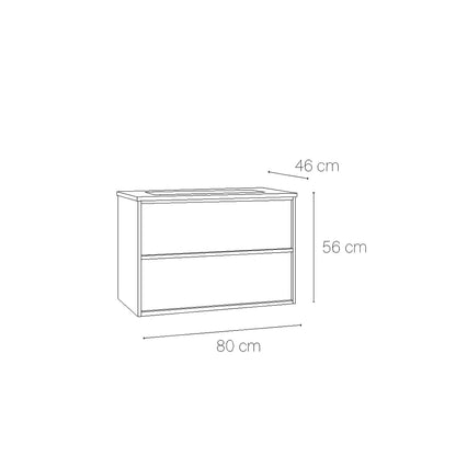 Mueble baño lavabo Frame top - The Bath