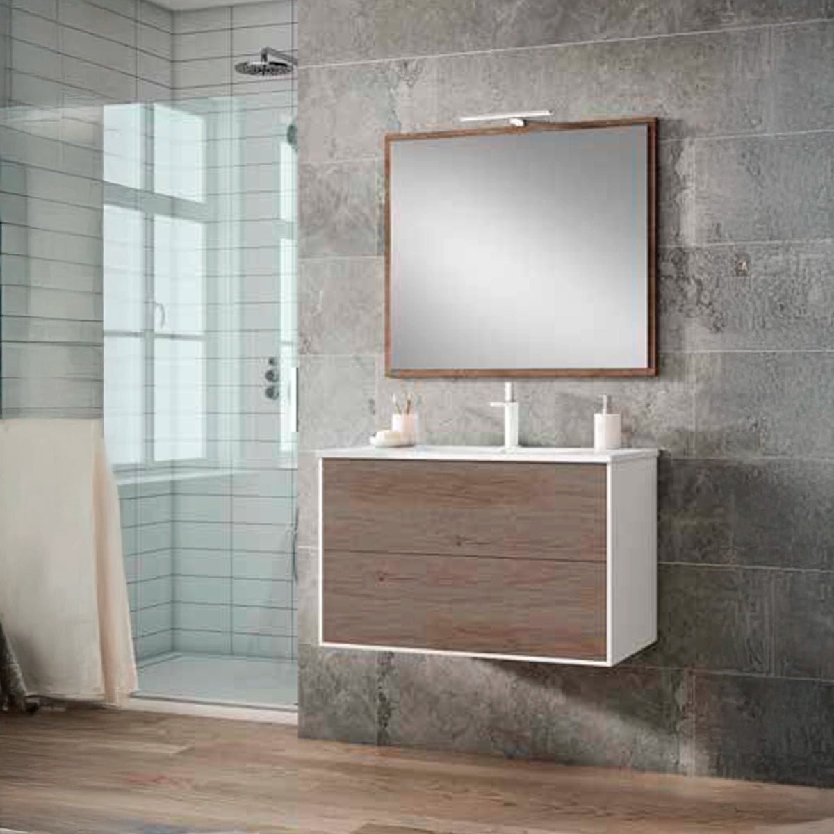 Mueble baño suspendido Cube - Thebath