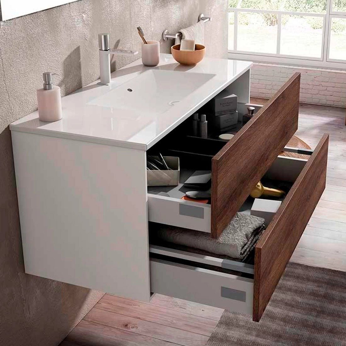 Mueble baño suspendido Cube