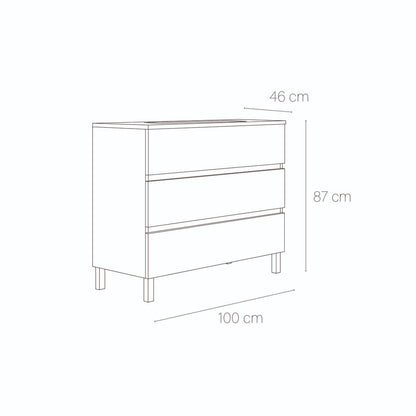 Mueble de baño con patas Esencial - The Bath
