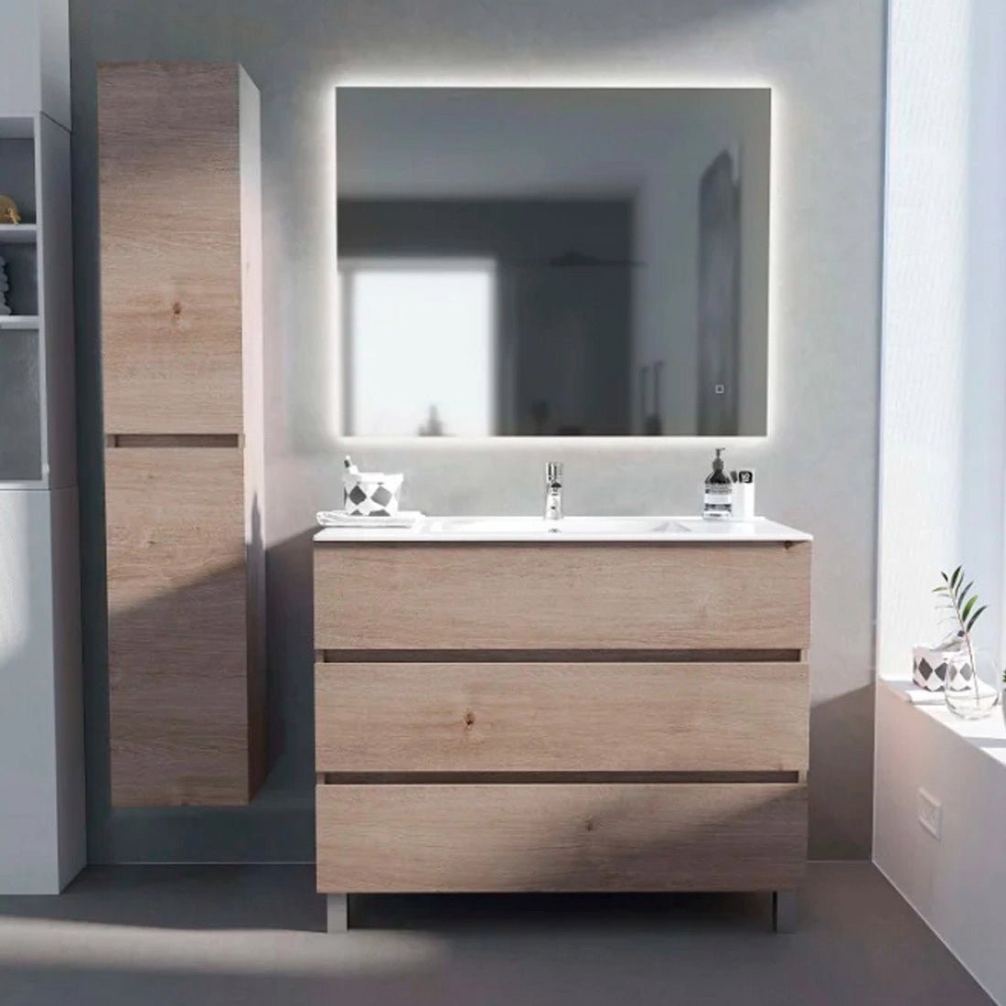 Mueble de baño con patas Lans