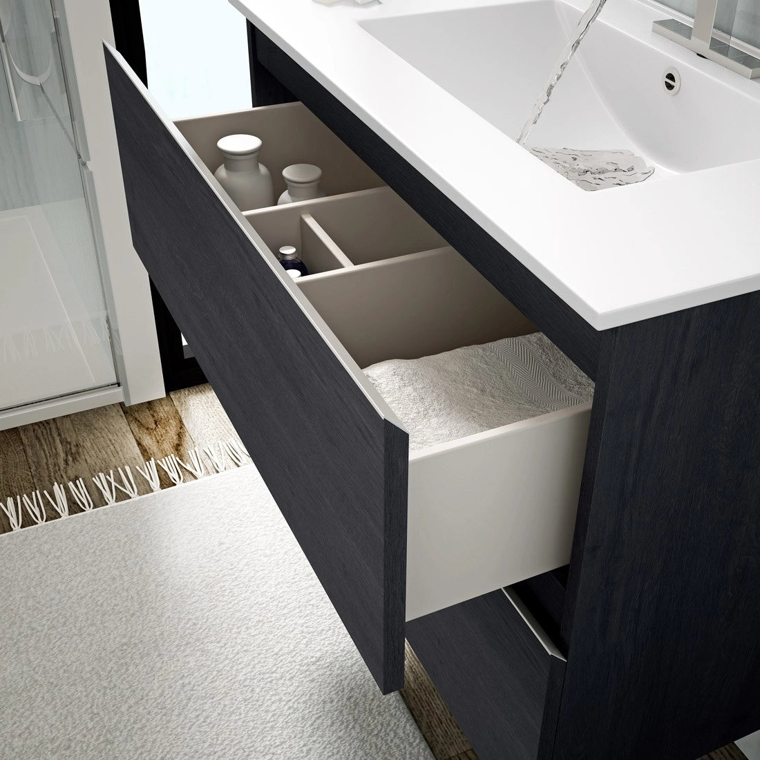 Mueble de baño con patas Mikonos