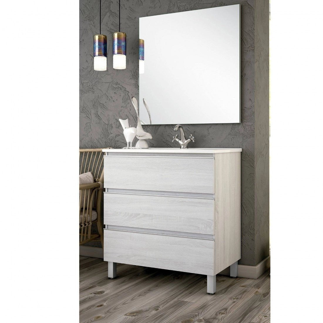 Mueble de baño con patas Mikonos
