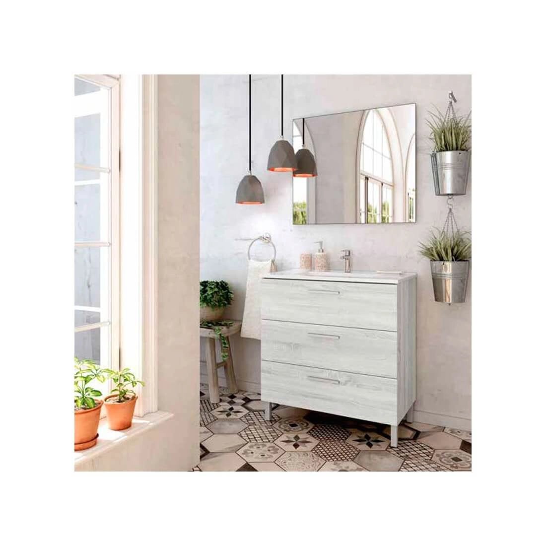 Mueble de baño con patas