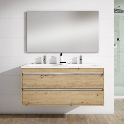 Mueble de baño moderno 2 senos Slider - Thebath
