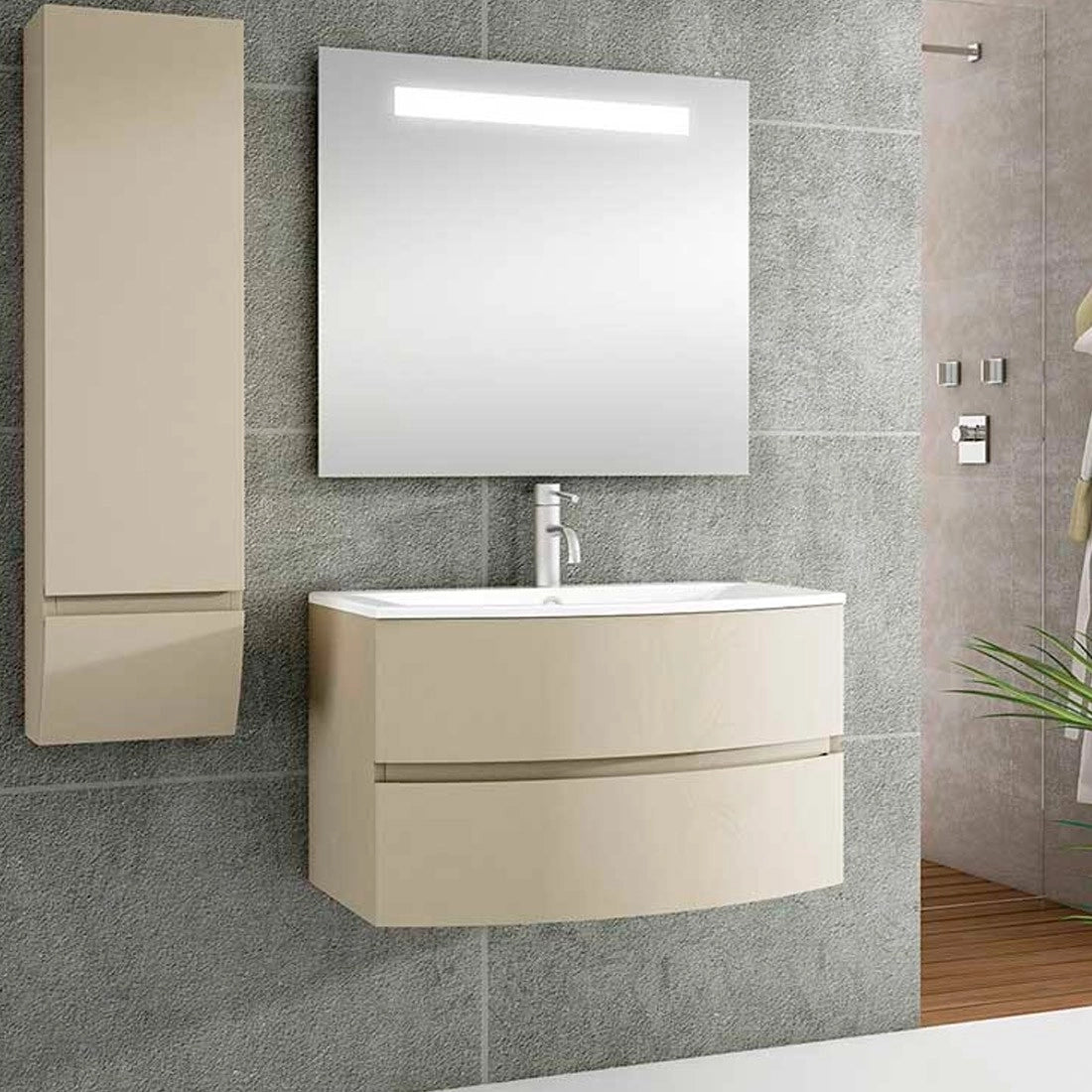 Mueble de baño Moderno Curve