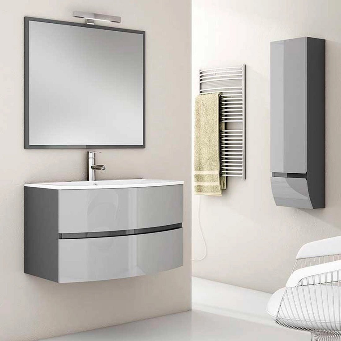 Mueble de baño Moderno Curve