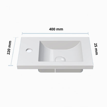 Mueble de baño pequeño con lavabo
