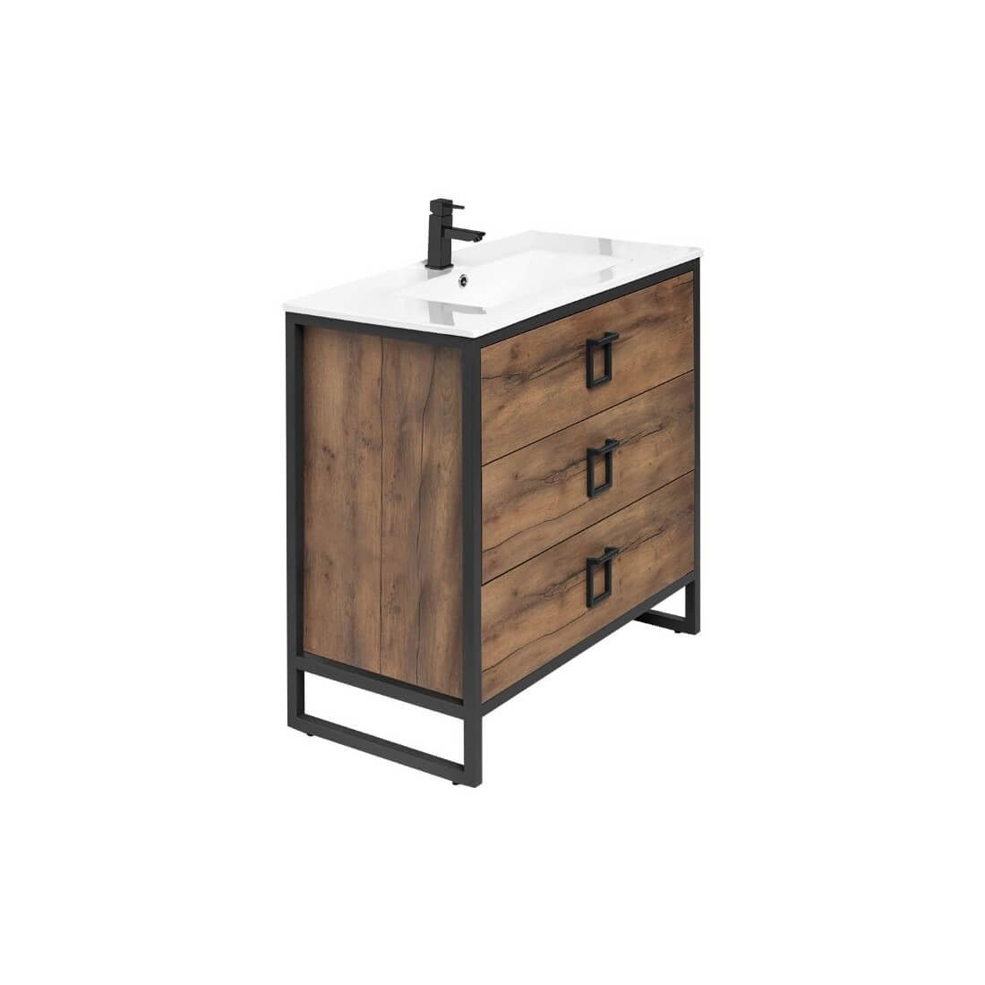 Mueble de baño tres cajones Gorbea