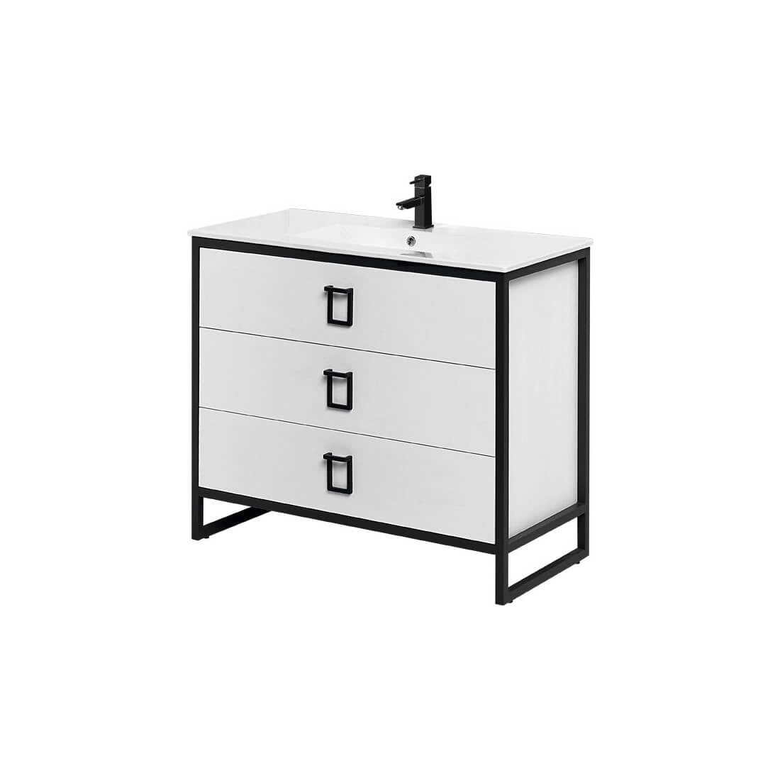 Mueble de baño tres cajones Gorbea