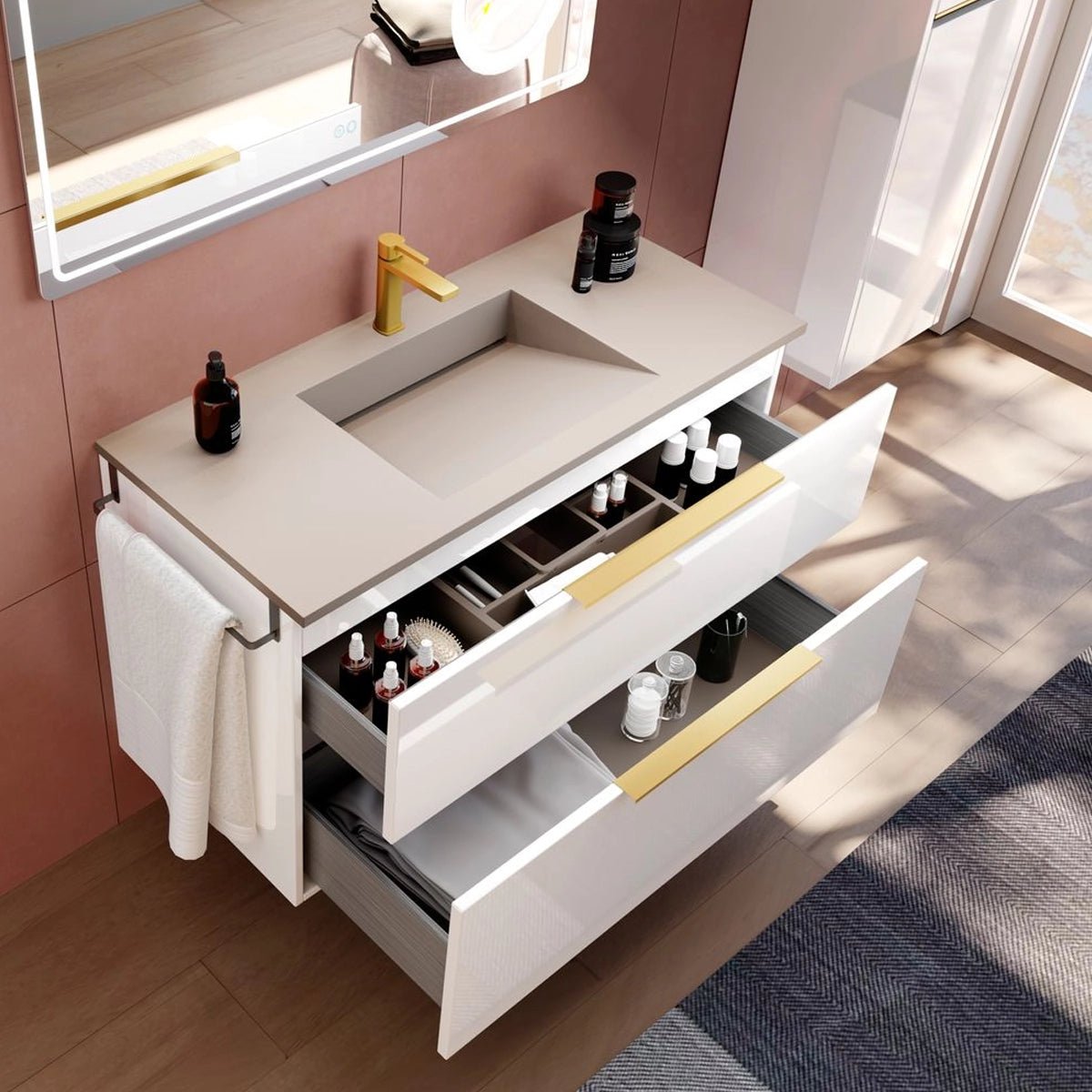 Mueble de lavabo suspendido Galsaky - The Bath