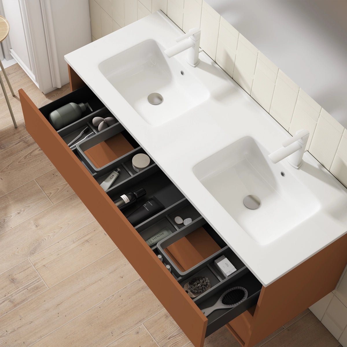 Mueble para baño con lavabo Frame top - The Bath