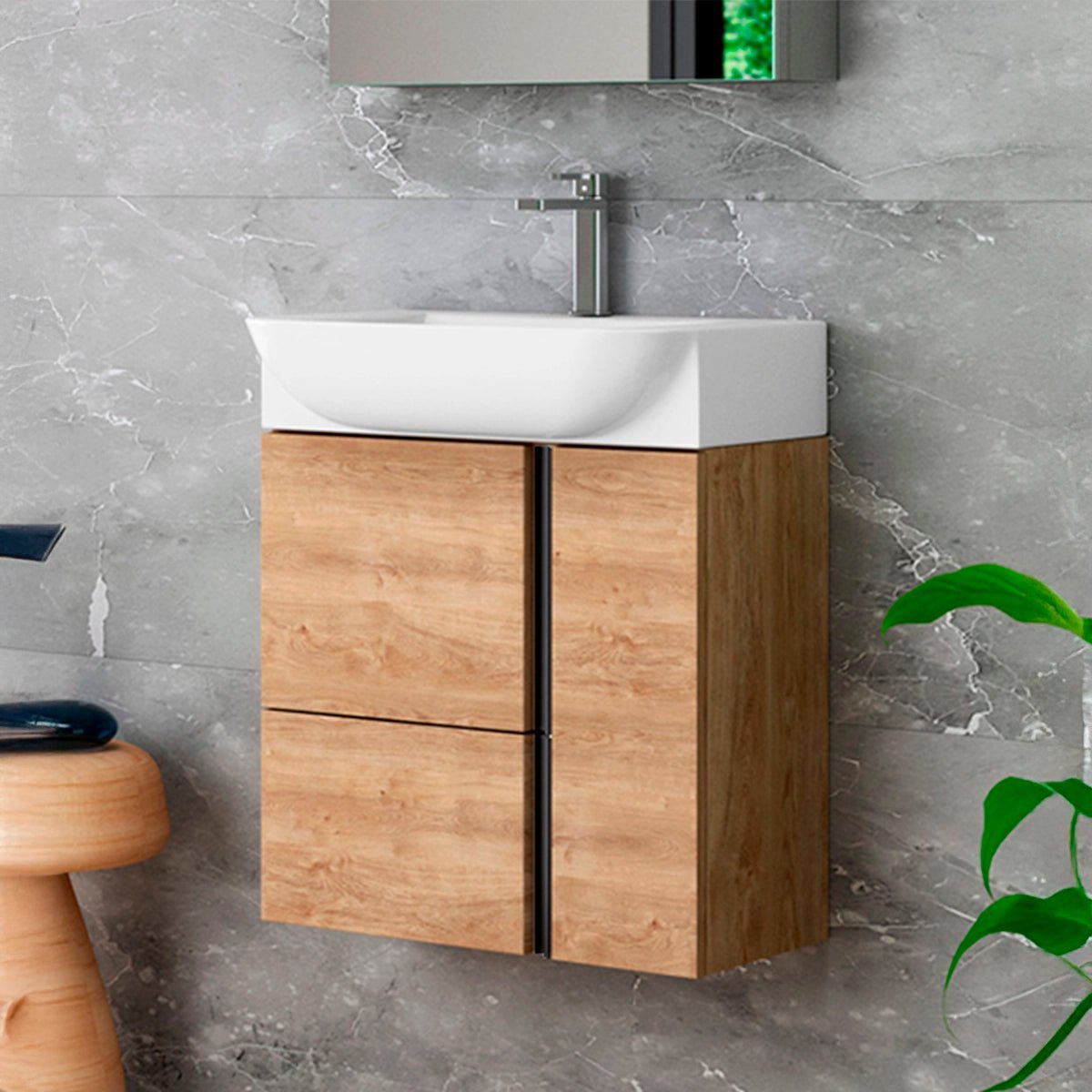 Mueble de baño fondo reducido Versa - Thebath