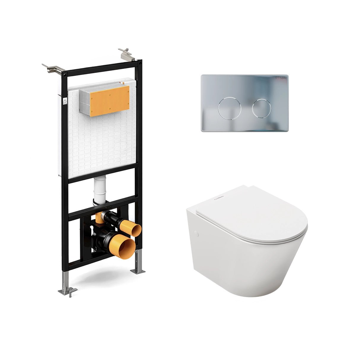 Pack cisterna empotrada + inodoro Venecia suspendido - The Bath