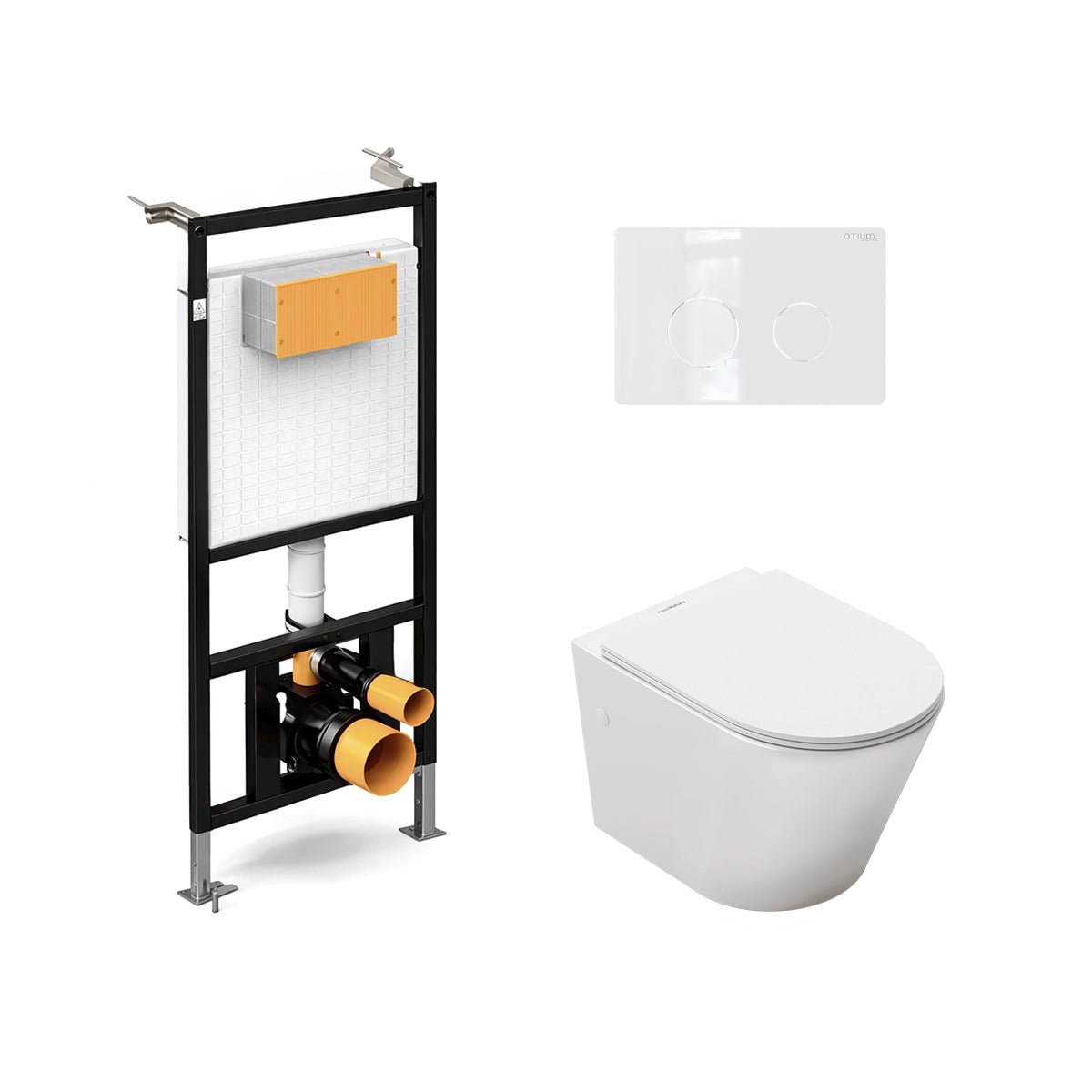 Pack cisterna empotrada + inodoro Venecia suspendido - The Bath