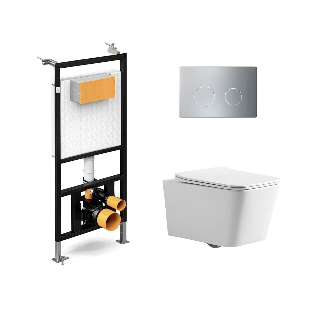 Pack cisterna + inodoro Florencia suspendido - The Bath