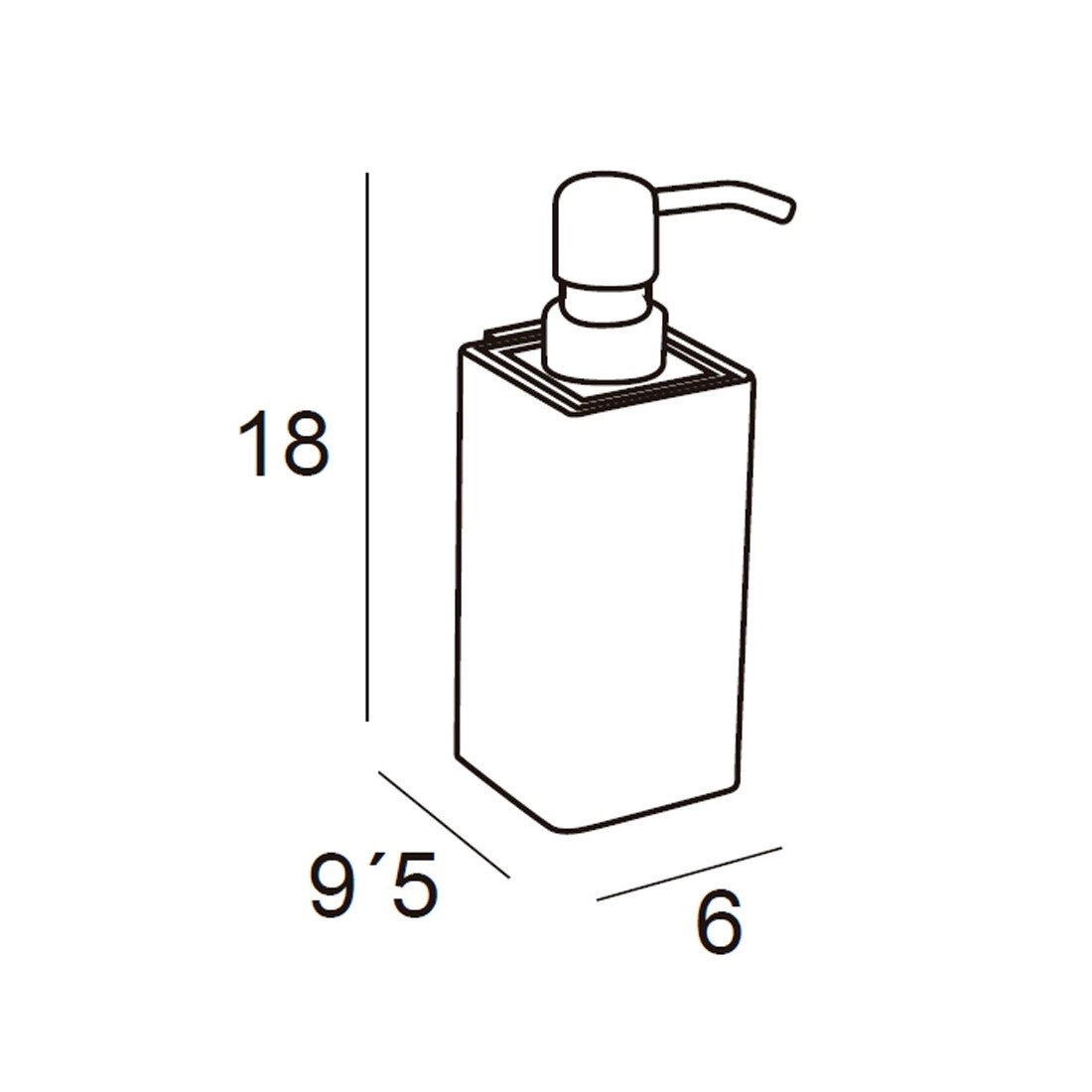 Pack de accesorios de baño suspendido Natura
