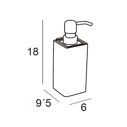 Pack de accesorios de baño suspendido Natura