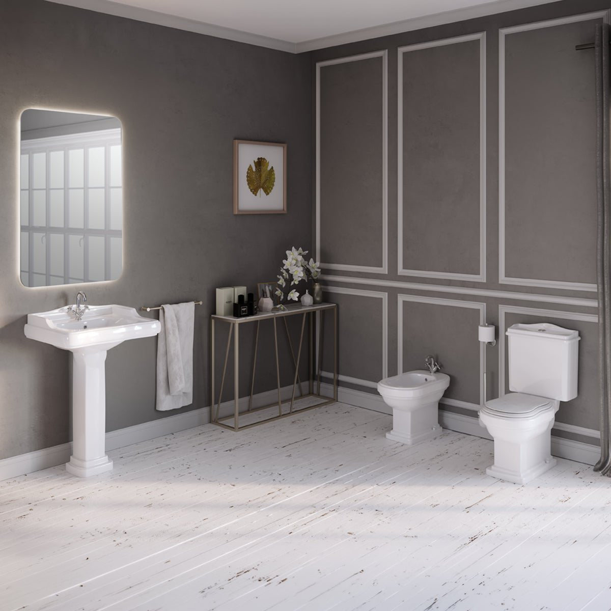 Pack inodoro Atenas con tapa ABS + Lavabo - The Bath