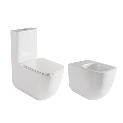 Pack inodoro + bidé blanco Zen - The Bath