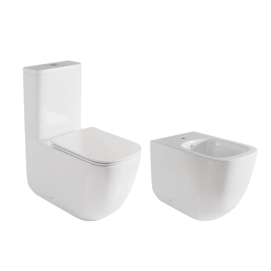 Pack inodoro + bidé blanco Zen - The Bath