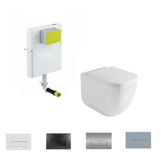 Pack inodoro compacto Zen + cisterna empotrada - The Bath