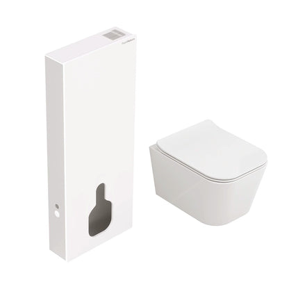Pack inodoro Florencia brillo + cisterna Empire blanca - The Bath