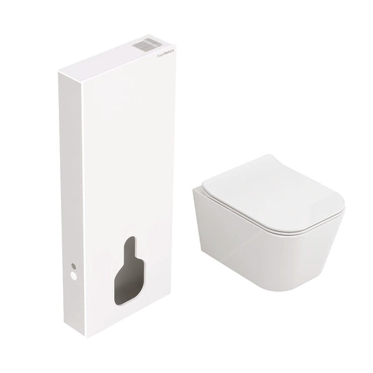 Pack inodoro Florencia brillo + cisterna Empire blanca - The Bath