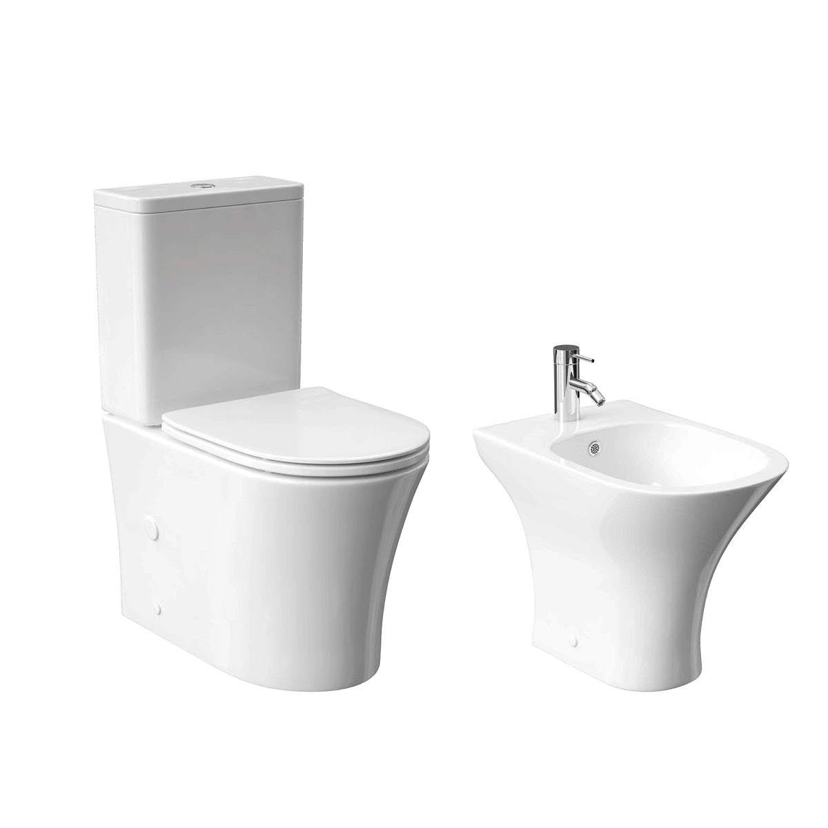 Pack Inodoro Nui + Bidé - The Bath