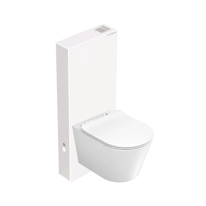 Pack inodoro suspendido Bolonia brillo + cisterna Empire blanca - The Bath