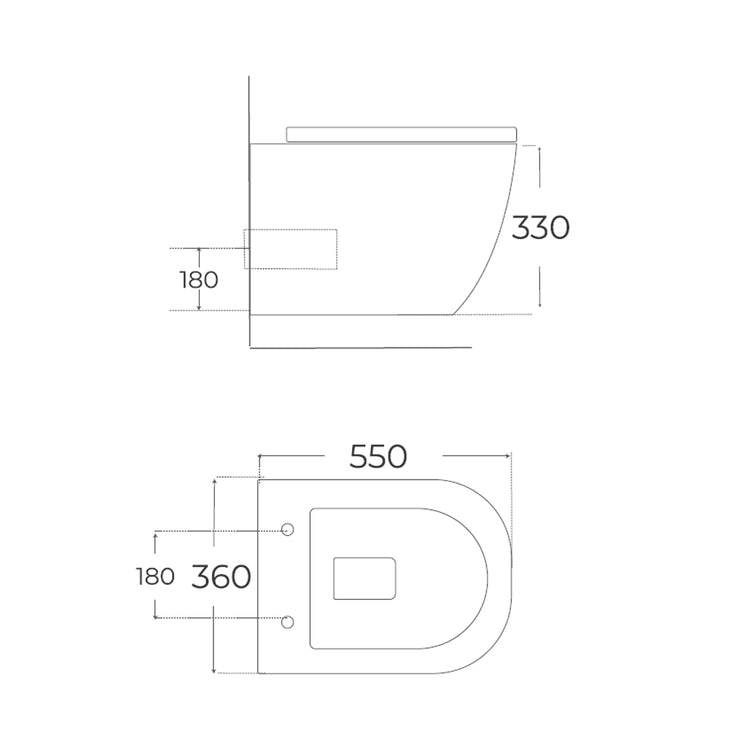Sanita suspensa preto fosco Veron