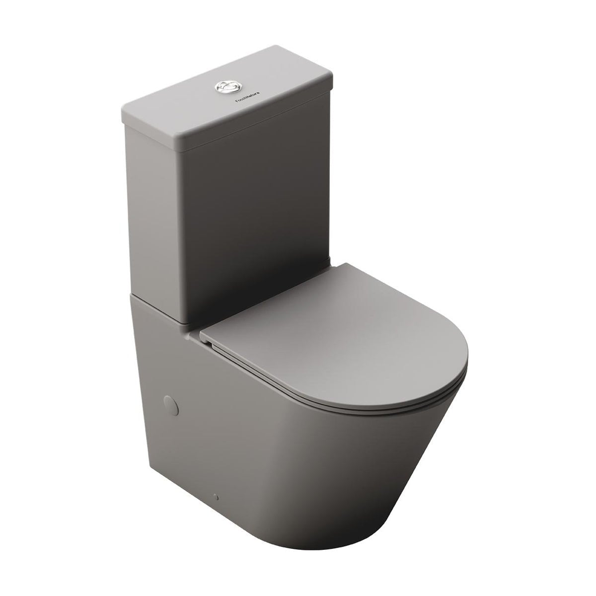 Pack inodoro tanque bajo + bidé gris mate Venecia - The Bath