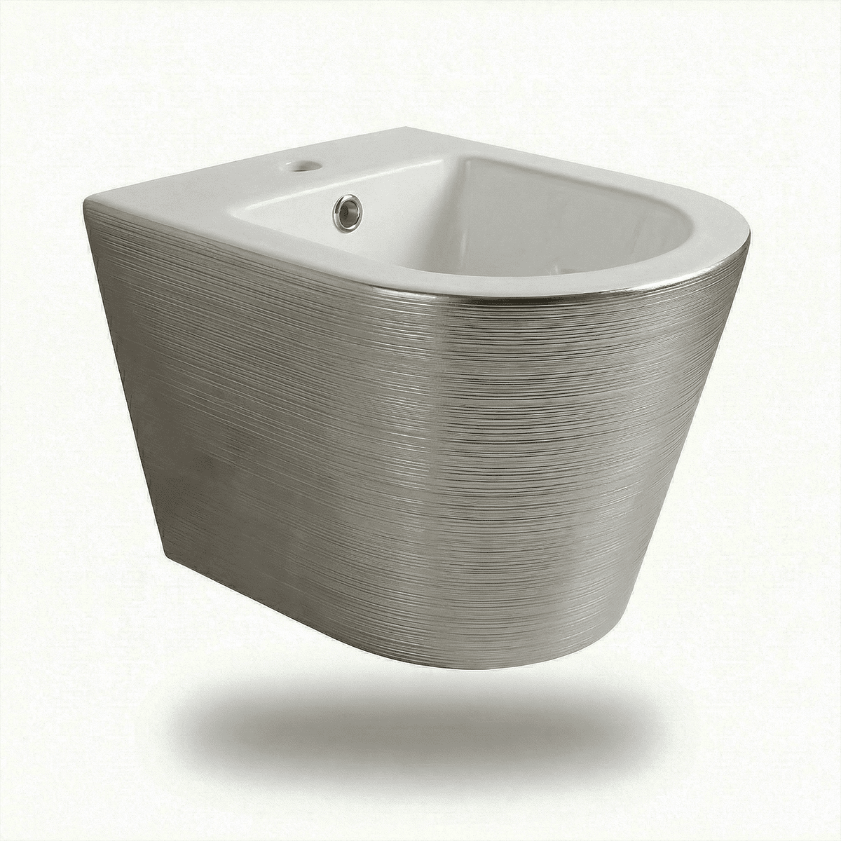 Pack inodoro y bidé suspendido Umbra Plata - Blanco - The Bath