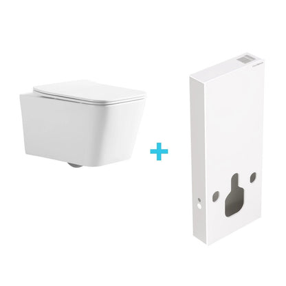 Pacote de toalete Florence gloss + cisterna Empire branca