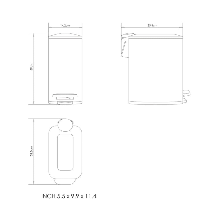 Papeleira de design Essentials