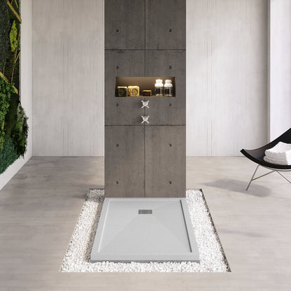 Pie de ducha gris Bay - The Bath