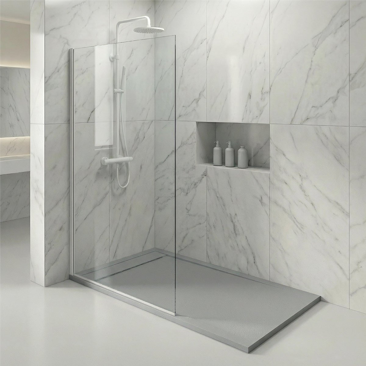 Placa de ducha de resina Draco - The Bath