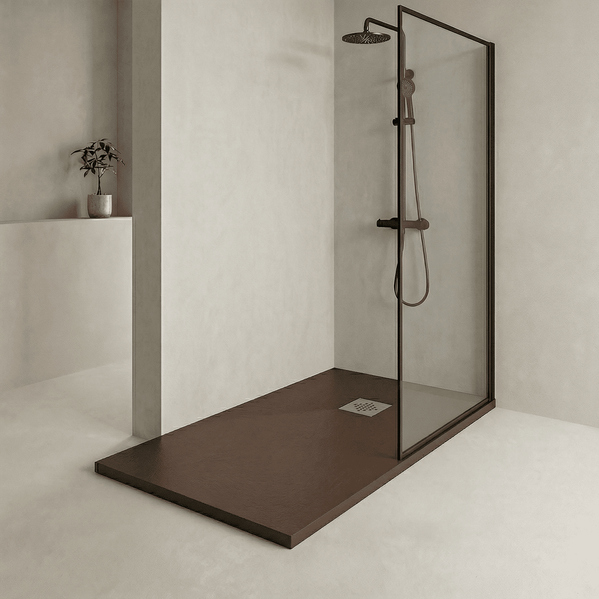 Plato de ducha antideslizante Esencial - The Bath