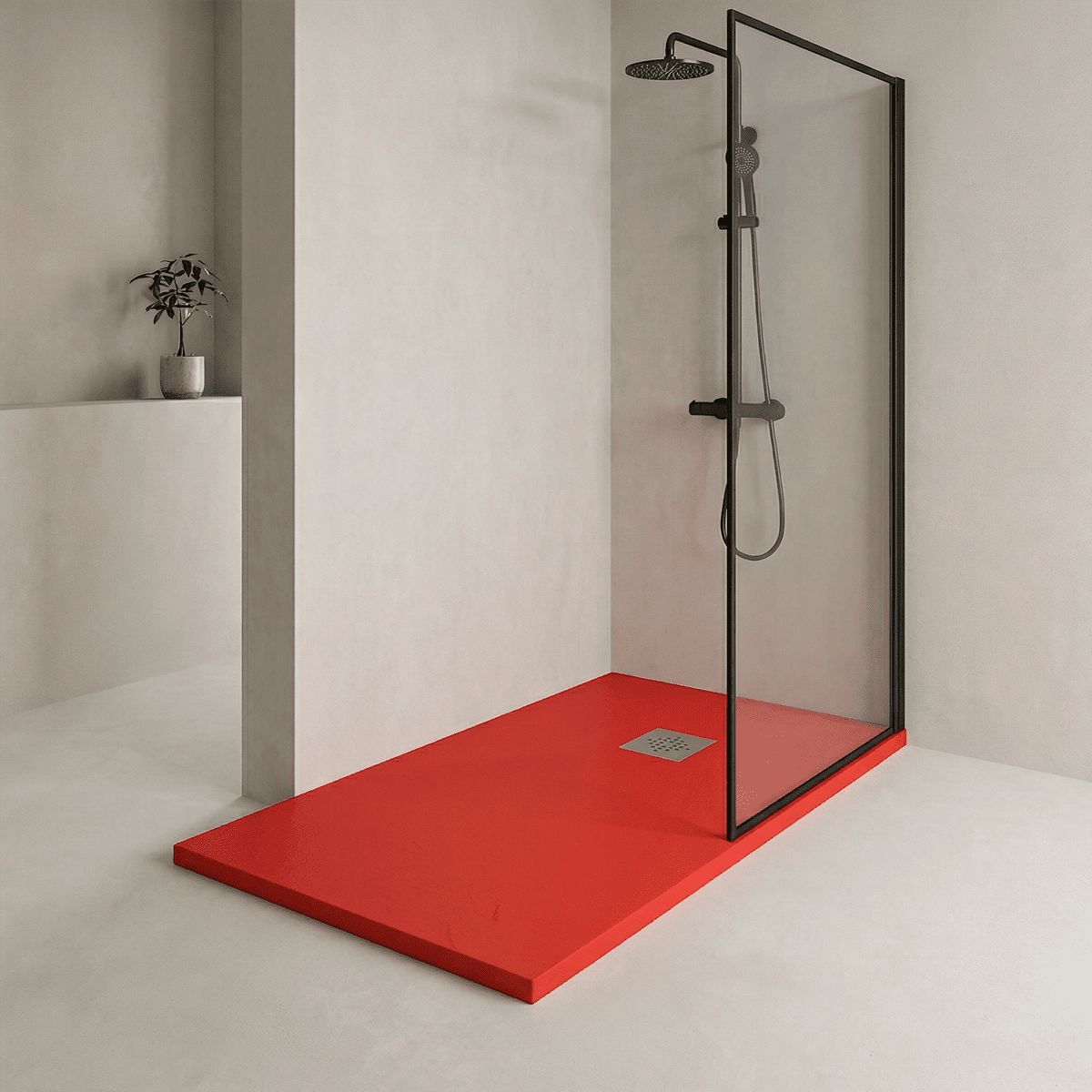 Plato de ducha en colores Esencial - The Bath