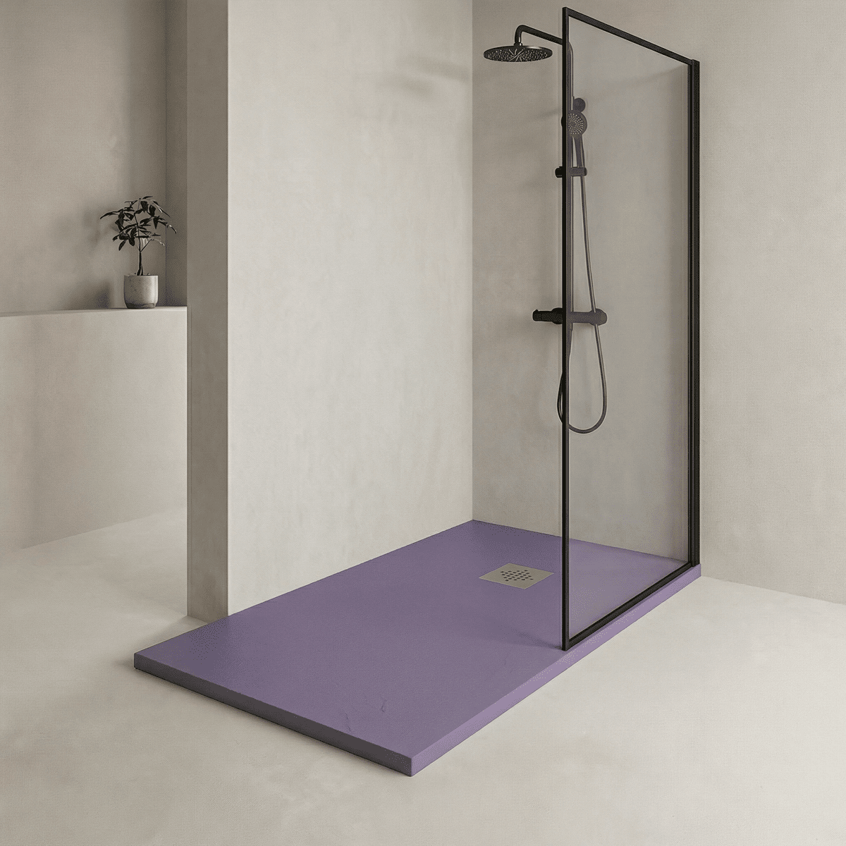 Plato de ducha en colores Esencial - The Bath