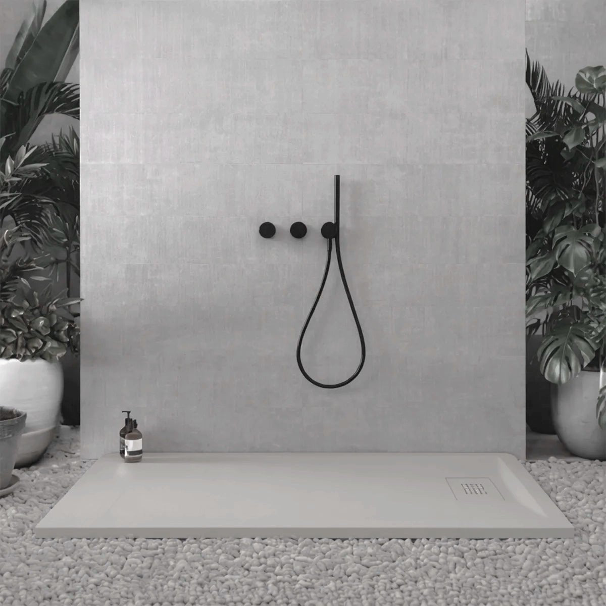 Plato de ducha enmarcado Stylo - The Bath