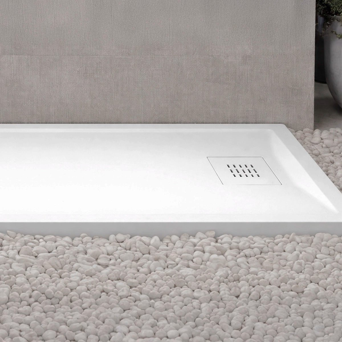 Plato de ducha enmarcado Stylo - The Bath