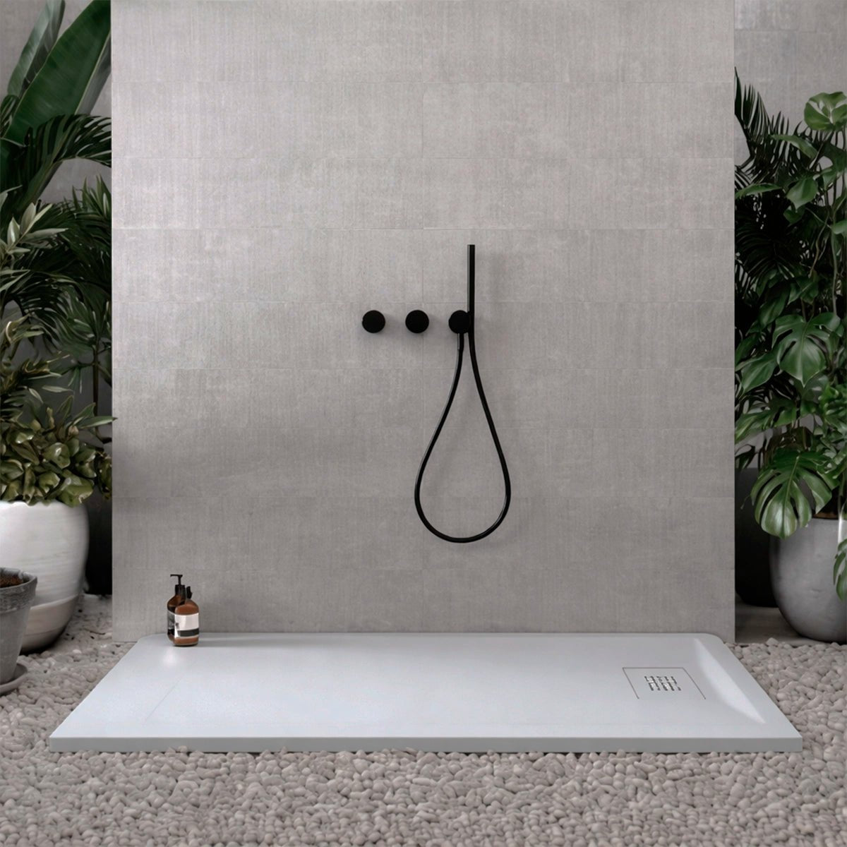 Plato de ducha enmarcado Stylo - The Bath