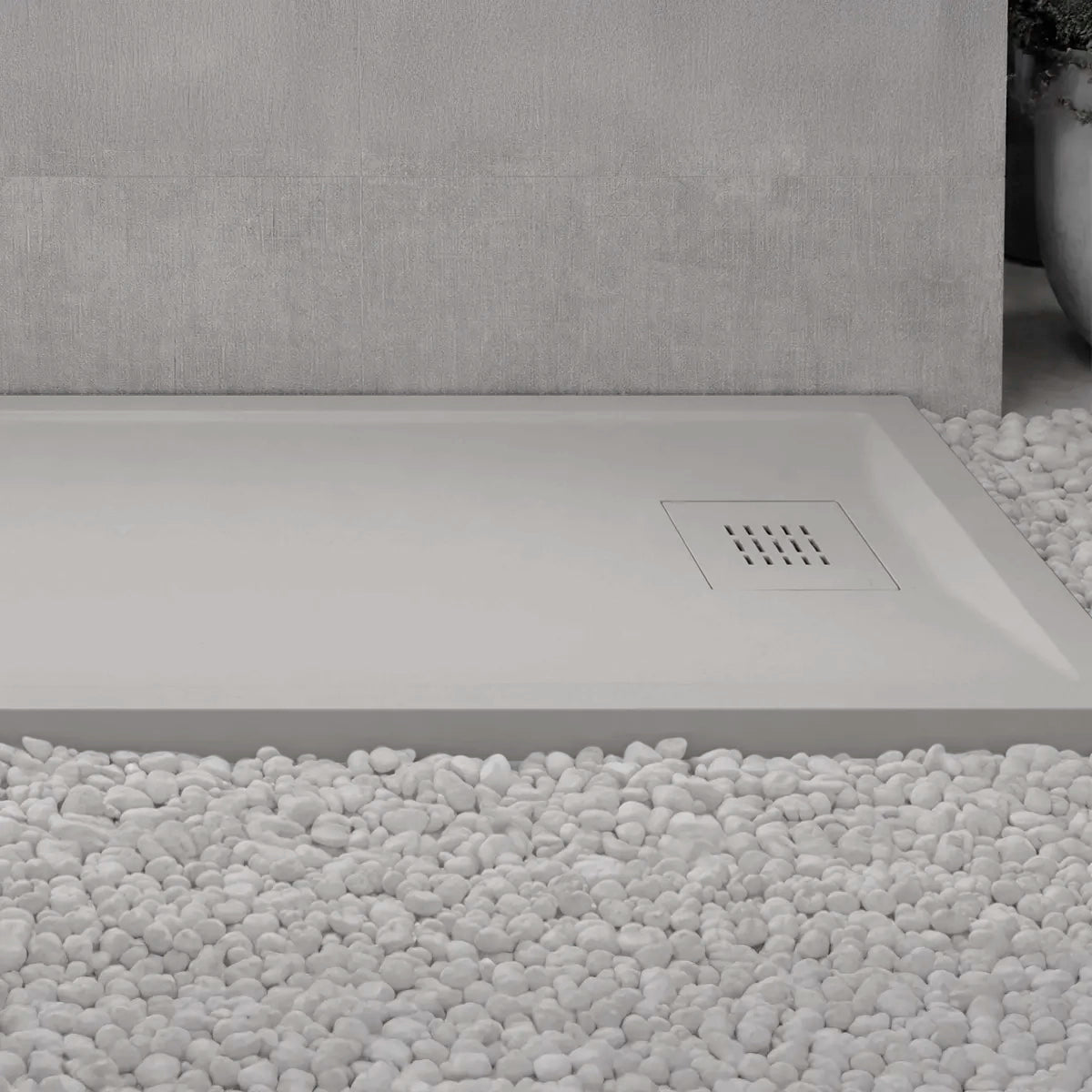 Plato de ducha enmarcado Stylo - The Bath