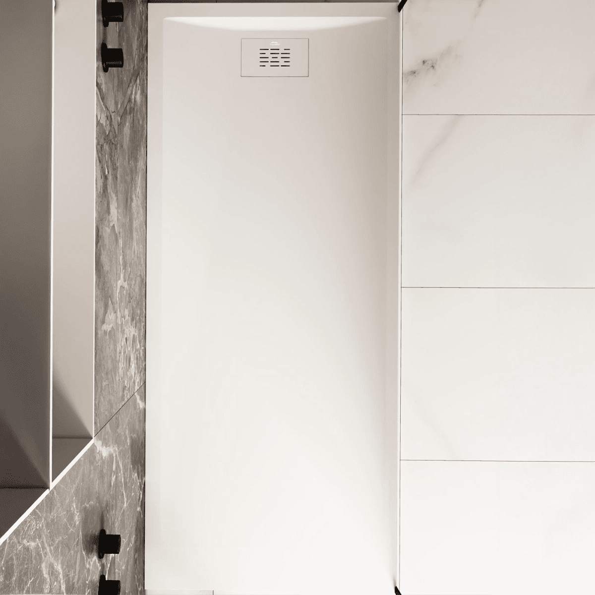 Plato de ducha enmarcado Stylo - The Bath