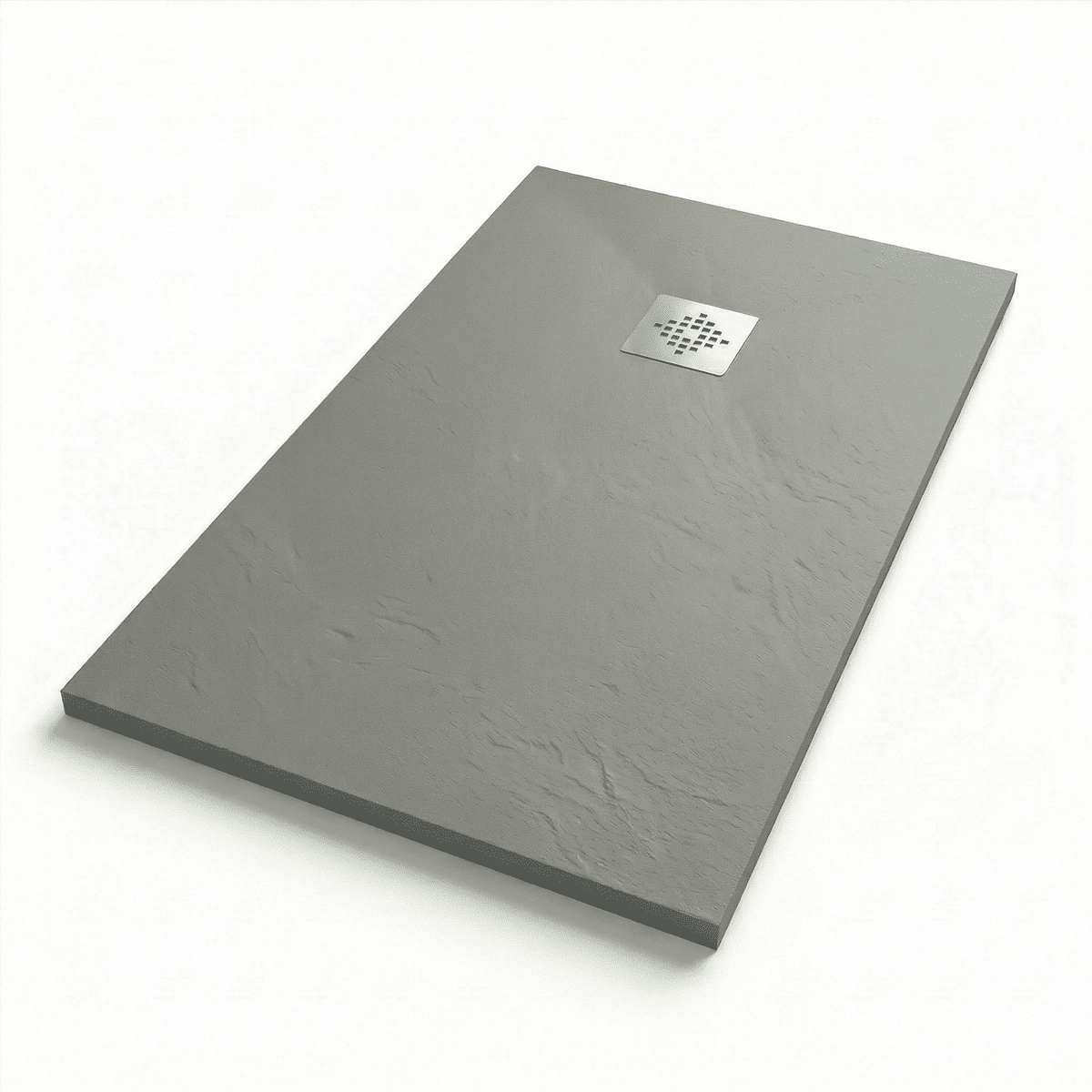 Plato de ducha gris de resina Esencial - The Bath