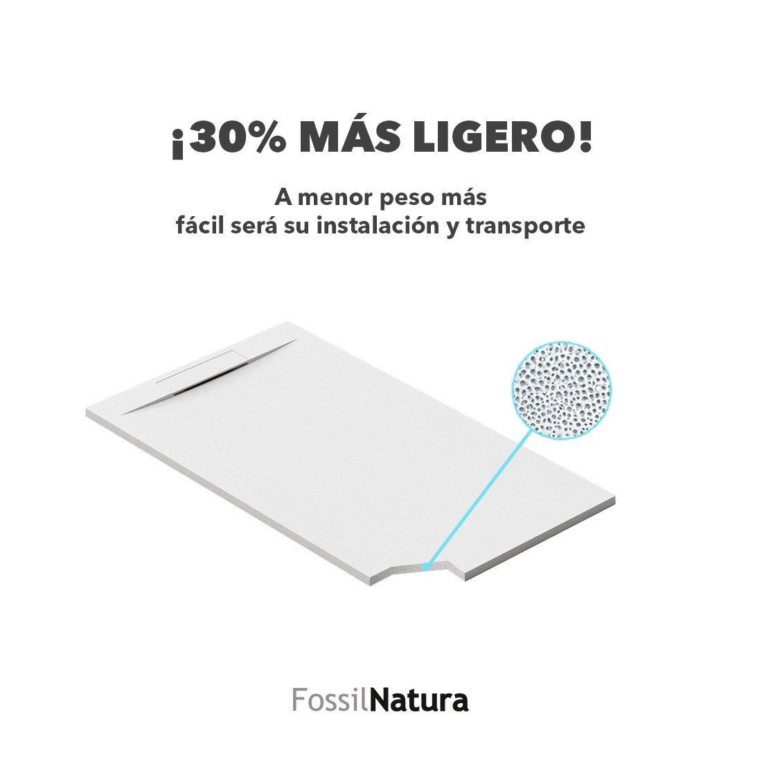 Plato de ducha moderno Eden