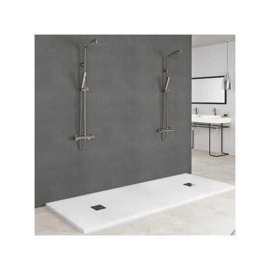 Plato de ducha resina textura soft Bizona