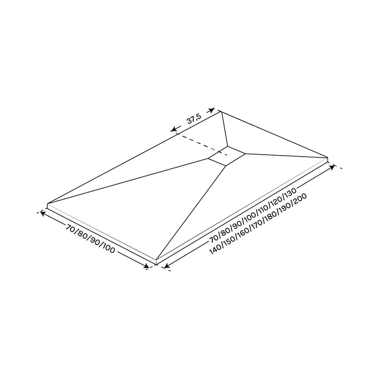 Base de duche antiderrapante Esencial