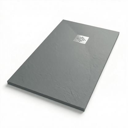 Plato ducha resina textura pizarra Esencial - The Bath